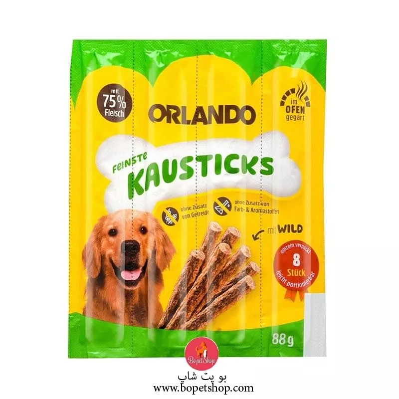 خرید تشویقی مدادی نرم مخصوص سگ  4 عددی اورلاندو  Orlando Dog Treat Sticks